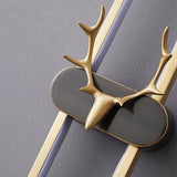 Modern Brass Antlers Halo LED Wall Sconce with Three Color Temperatures