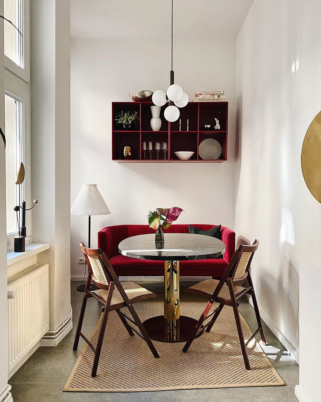 Modern Brass Glass Globe Pendant Light with Mouth Blown Spheres Nordic Chandelier