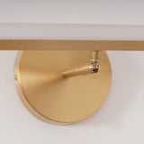 Modern Brass LED Vanity Light Set of 2 Minimalist Bathroom Wall Sconce Linear Mirror Lamp