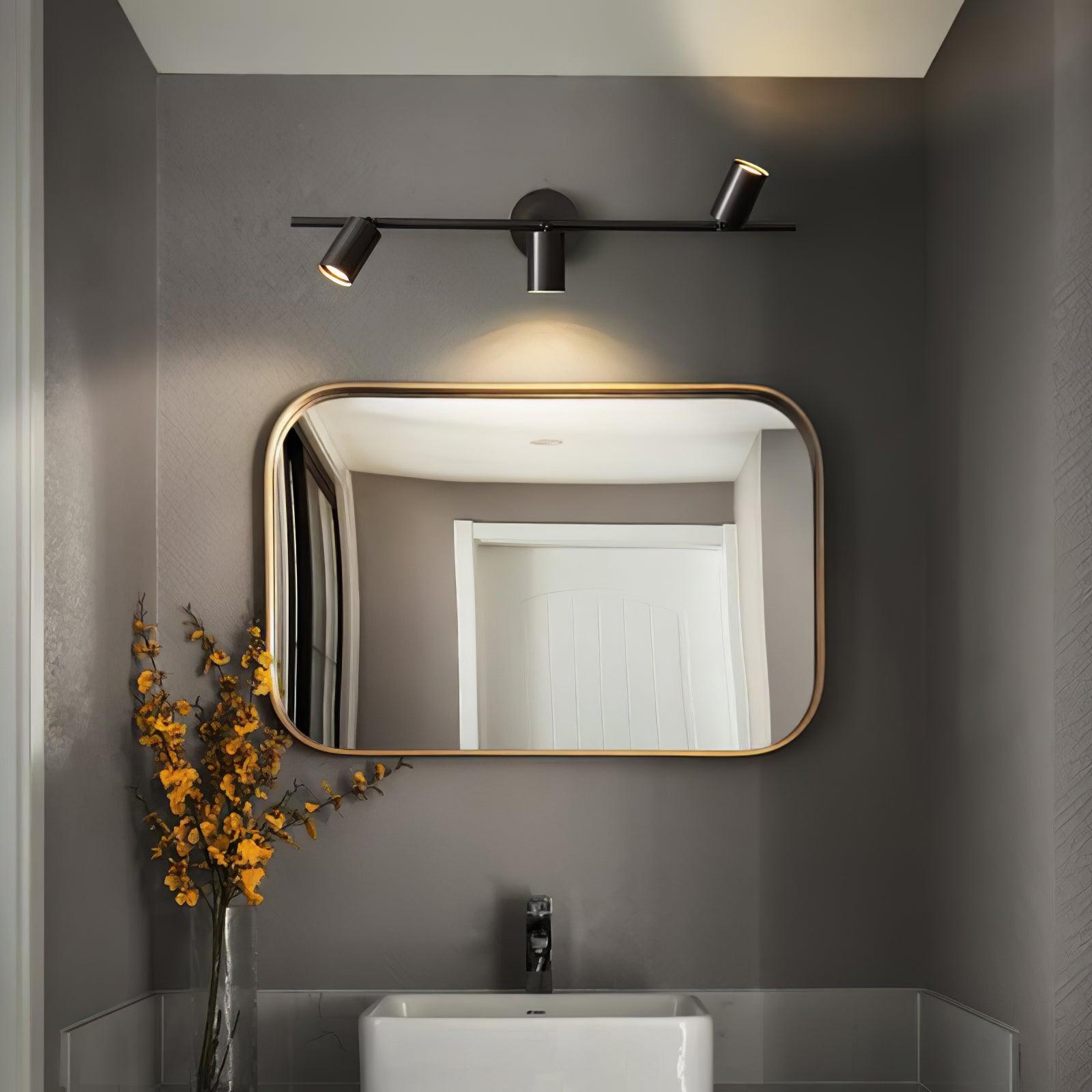 Modern Brass Rotatable Wall Sconce Adjustable Spotlight for Indoor Interior Lighting