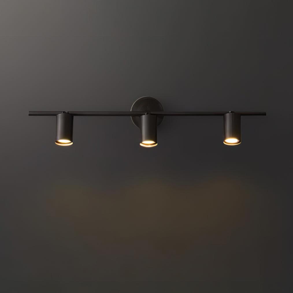 Modern Brass Rotatable Wall Sconce Adjustable Spotlight for Indoor Interior Lighting