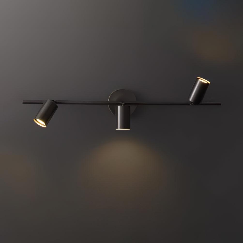 Modern Brass Rotatable Wall Sconce Adjustable Spotlight for Indoor Interior Lighting