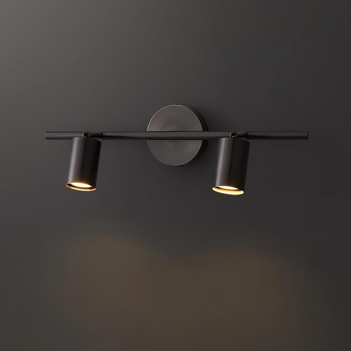 Modern Brass Rotatable Wall Sconce Adjustable Spotlight for Indoor Interior Lighting
