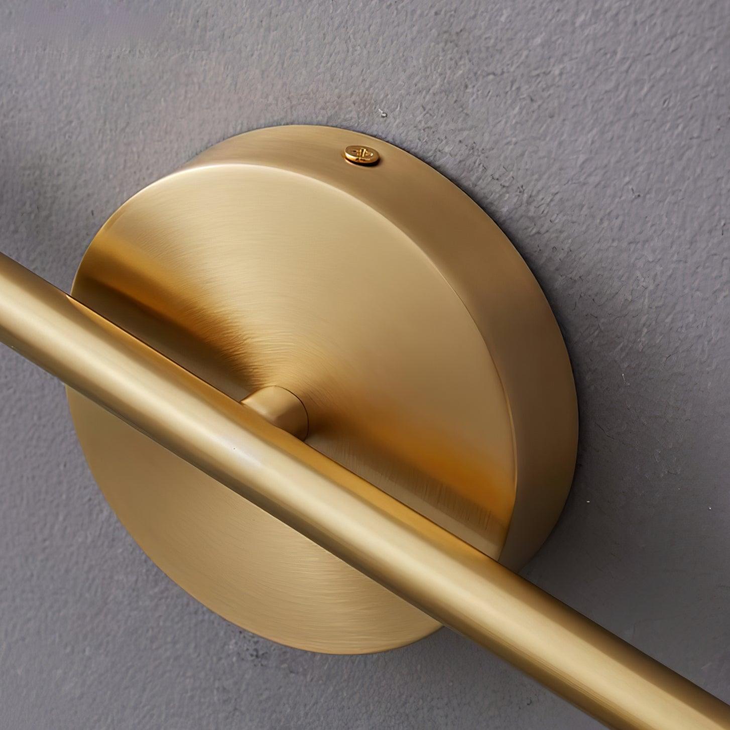 Modern Brass Rotatable Wall Sconce Adjustable Spotlight for Indoor Interior Lighting