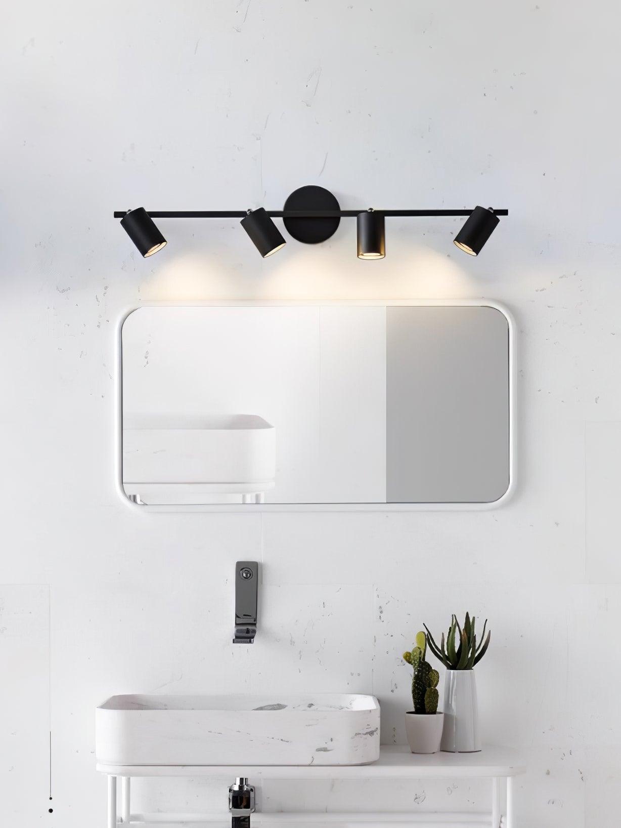Modern Brass Rotatable Wall Sconce Adjustable Spotlight for Indoor Interior Lighting