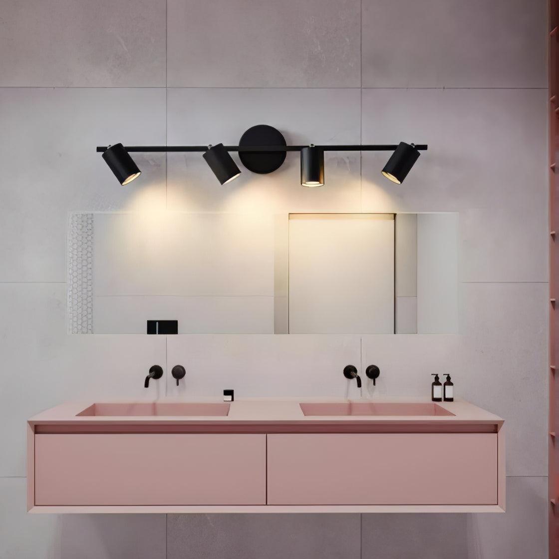 Modern Brass Rotatable Wall Sconce Adjustable Spotlight for Indoor Interior Lighting