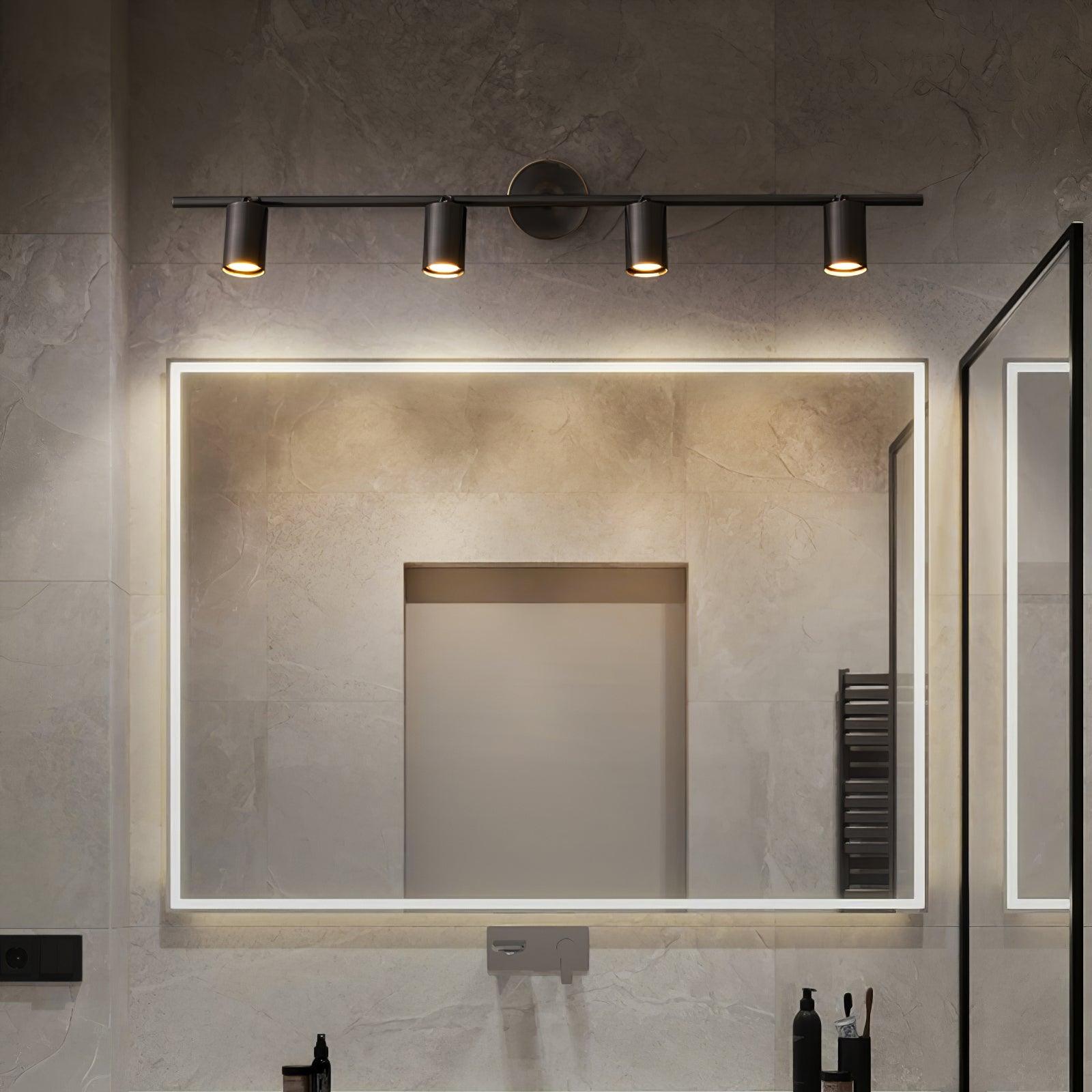 Modern Brass Rotatable Wall Sconce Adjustable Spotlight for Indoor Interior Lighting