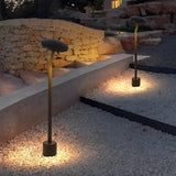 Modern Brown Mushroom LED Outdoor Path Light Waterproof Aluminum Garden Landscape Lawn Lamp