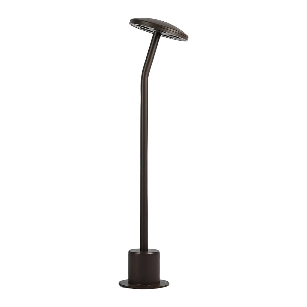 Modern Brown Mushroom LED Outdoor Path Light Waterproof Aluminum Garden Landscape Lawn Lamp