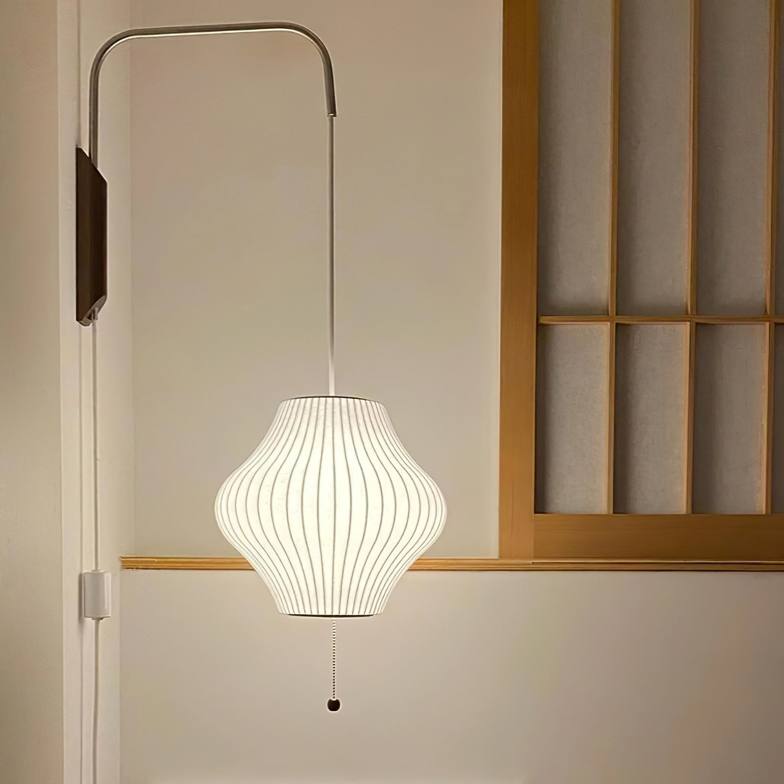 Modern Bubble Ball Wall Sconce with Walnut Accents and Adjustable Swivel Arm