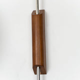 Modern Bubble Ball Wall Sconce with Walnut Accents and Adjustable Swivel Arm