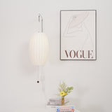 Modern Bubble Ball Wall Sconce with Walnut Accents and Adjustable Swivel Arm