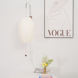 Modern Bubble Ball Wall Sconce with Walnut Accents and Adjustable Swivel Arm