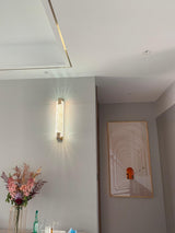 Modern Bubble Crystal Wall Sconce with Rose Gold Finish and Integrated LED Lighting