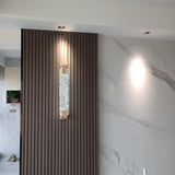 Modern Bubble Crystal Wall Sconce with Rose Gold Finish and Integrated LED Lighting