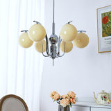 Modern Bubble Glass Molecular Chandelier Chrome Pendant Light for Dining Room