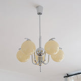 Modern Bubble Glass Molecular Chandelier Chrome Pendant Light for Dining Room