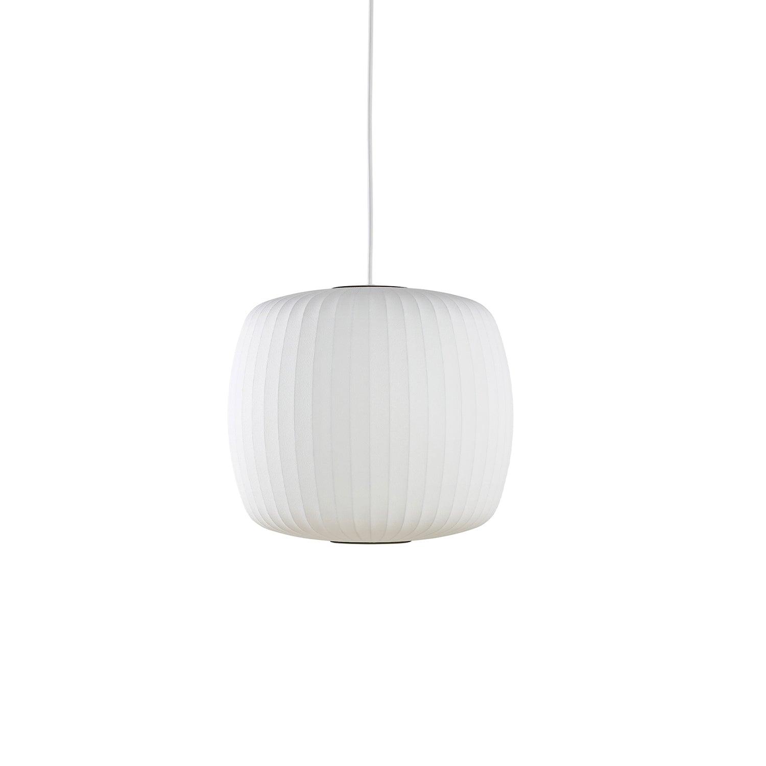 Modern Bubble Mulberry Silk Pendant Light Geometric Mid Century Minimalist Hanging Lamp for Living Room