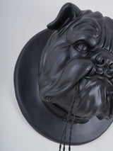 Modern Bulldog Resin Wall Sconce Artistic Animal Sculpture Lighting Fixture