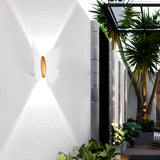 Modern Butterfly LED Outdoor Wall Light Waterproof Up and Down Sconce for Garden Patio and Exterior Walls