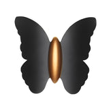 Modern Butterfly LED Outdoor Wall Light Waterproof Up and Down Sconce for Garden Patio and Exterior Walls