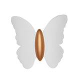 Modern Butterfly LED Outdoor Wall Light Waterproof Up and Down Sconce for Garden Patio and Exterior Walls