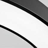 Modern C Shape LED Profile Pendant Light Curved Half Circle Architectural Hanging Fixture for Office