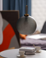 Modern Capsule and Sphere Glass Pendant Swag Light Fixture for Indoor Ceiling Decor