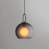 Modern Capsule and Sphere Glass Pendant Swag Light Fixture for Indoor Ceiling Decor