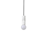 Modern Ceramic and Metal Cylindrical LED Pendant Light for Kitchen Island Hanging Lamp
