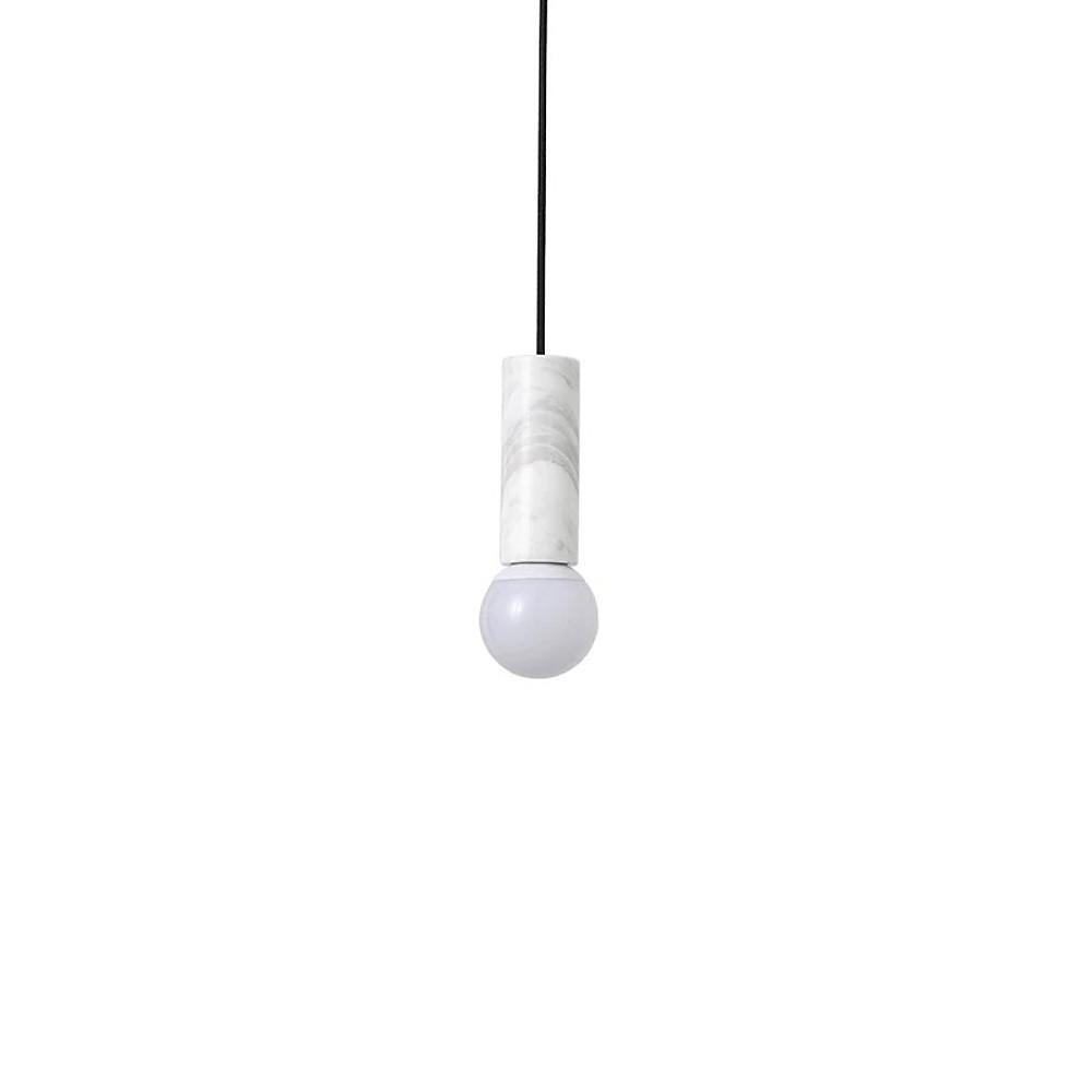 Modern Ceramic and Metal Cylindrical LED Pendant Light for Kitchen Island Hanging Lamp