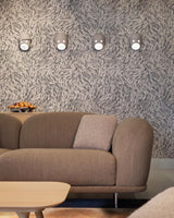 Modern Ceramic Face Mask Wall Sconce Decorative Art Portrait Wall Light for Interior Decor
