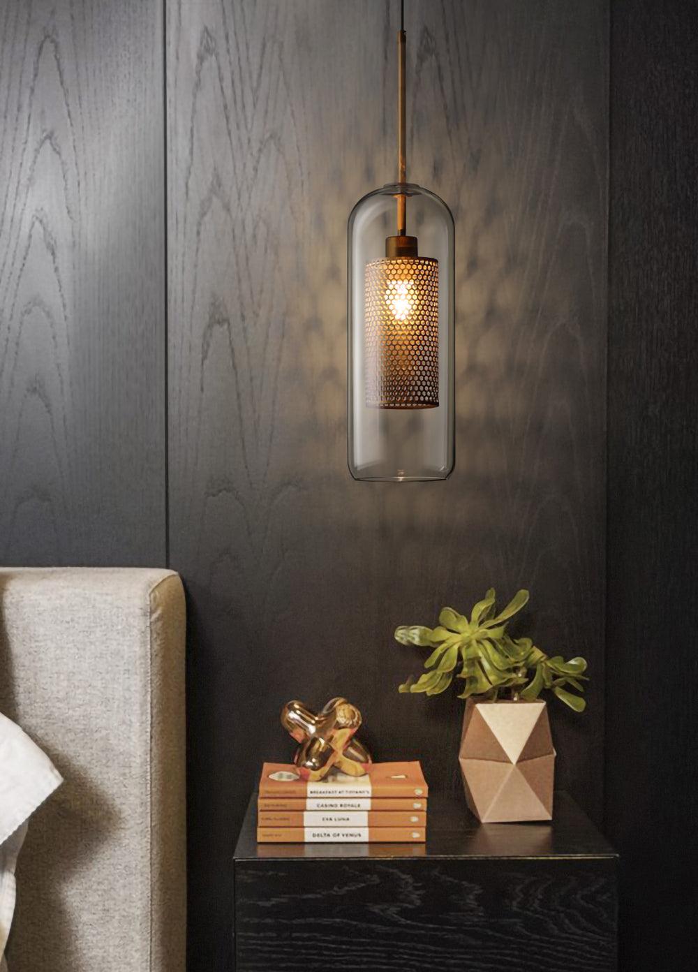 Modern Chiswick Glass Pendant Lamp for Kitchen Island and Living Room Lighting