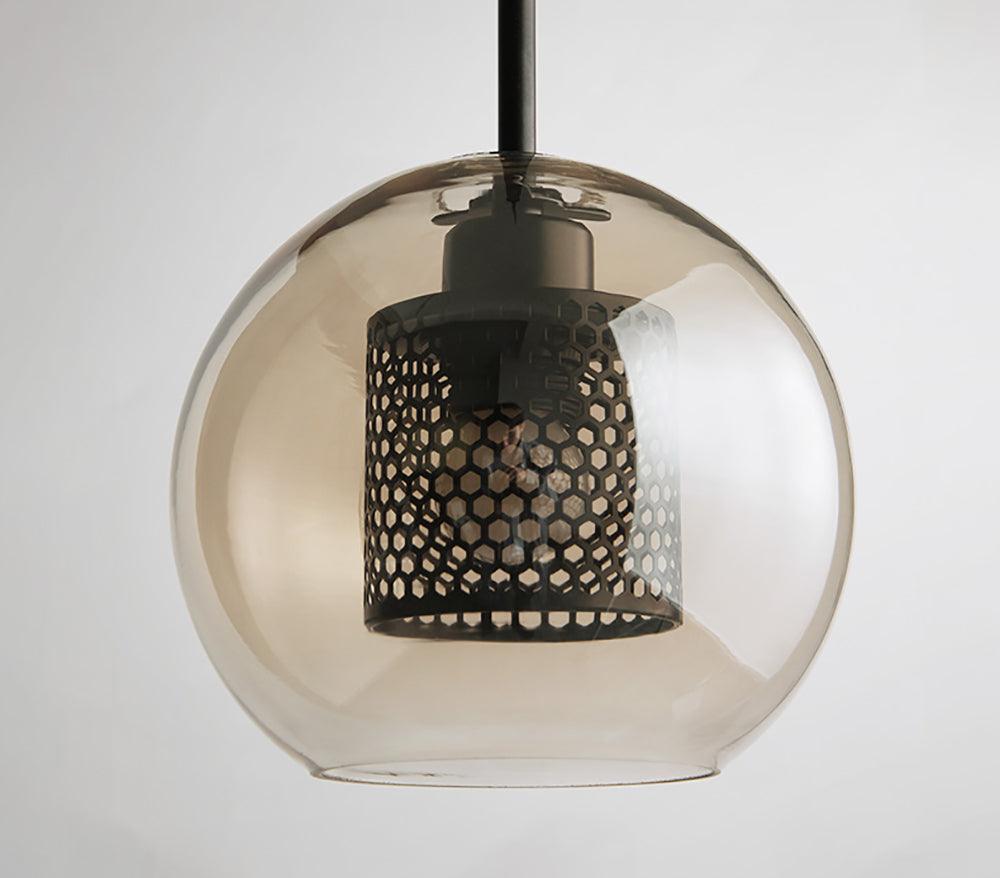 Modern Chiswick Glass Pendant Lamp for Kitchen Island and Living Room Lighting
