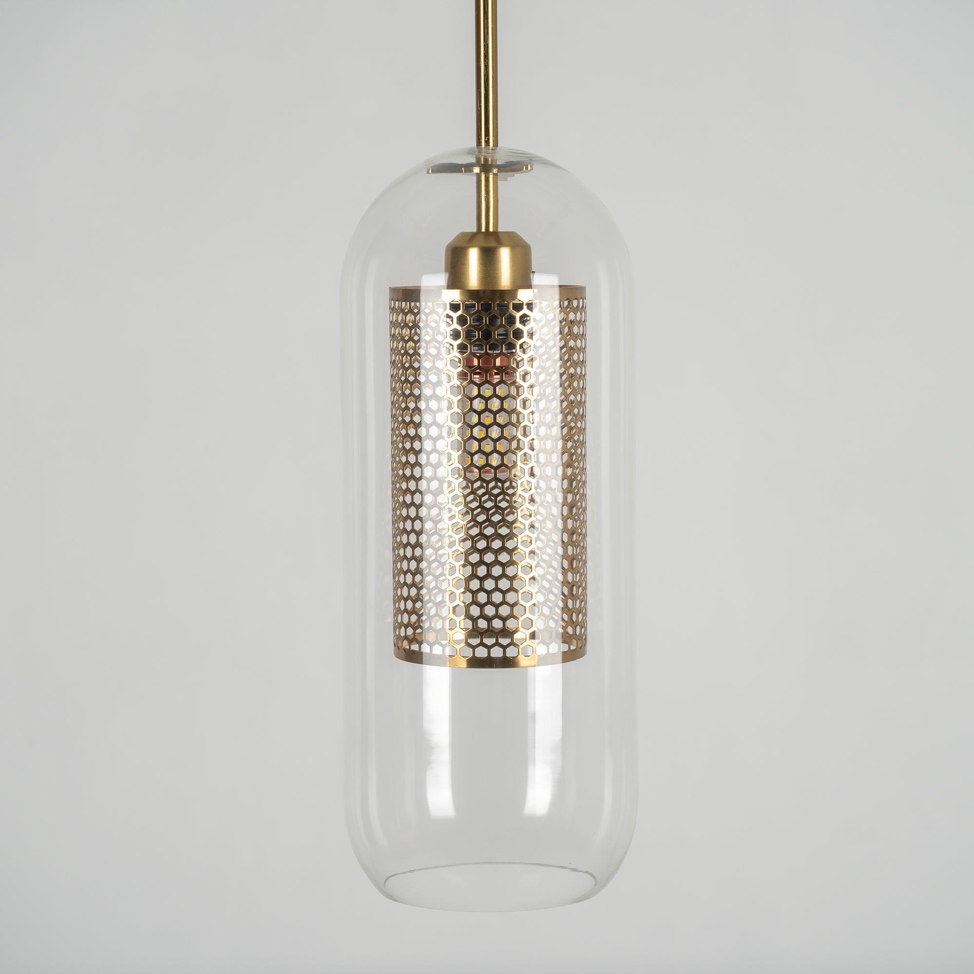Modern Chiswick Glass Pendant Lamp for Kitchen Island and Living Room Lighting