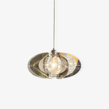 Modern Chrome Abstract Stainless Steel Pendant Light with Fishing Line Design