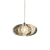 Modern Chrome Abstract Stainless Steel Pendant Light with Fishing Line Design