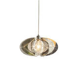 Modern Chrome Abstract Stainless Steel Pendant Light with Fishing Line Design