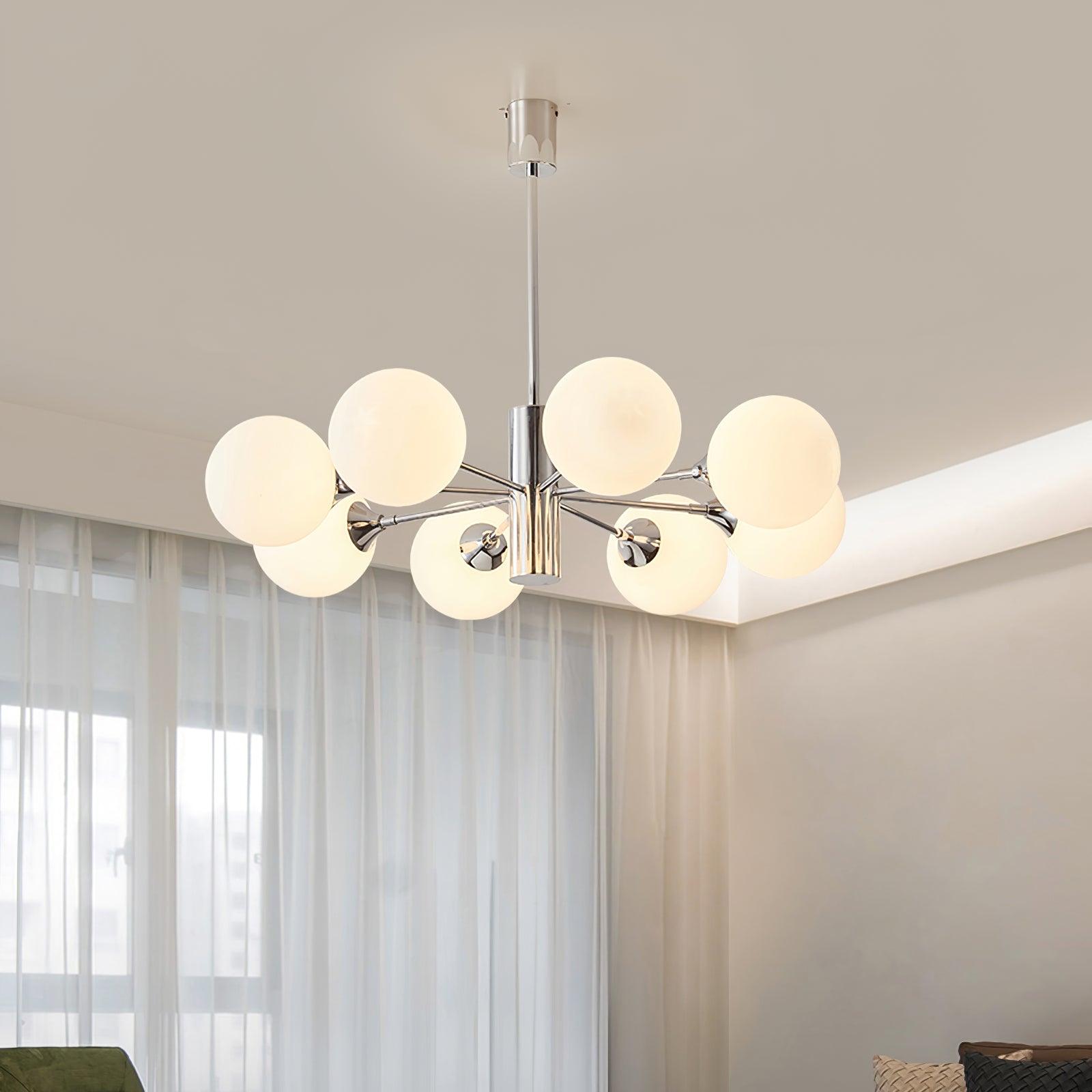 modern-chrome-and-frosted-white-glass-globe-chandelier-with-low-profile-design