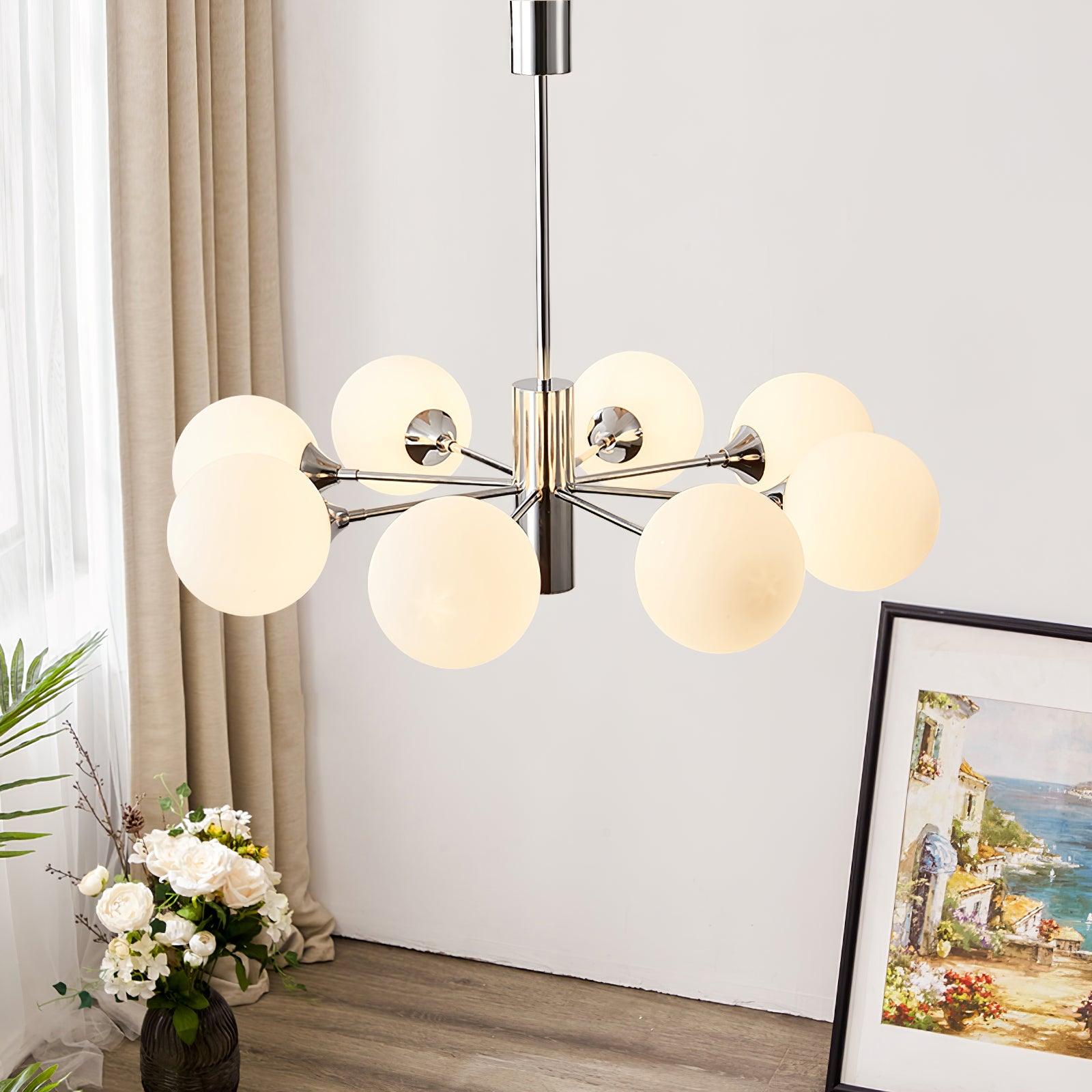 modern-chrome-and-frosted-white-glass-globe-chandelier-with-low-profile-design