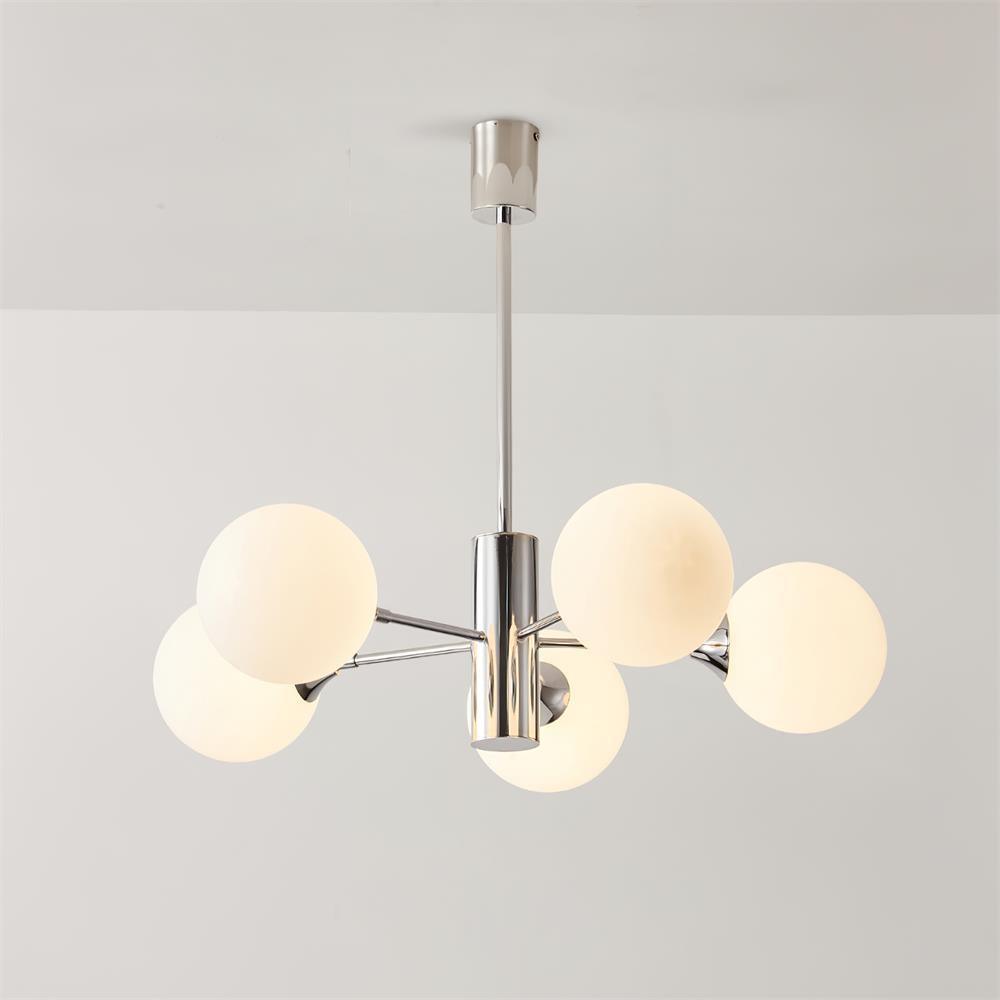 modern-chrome-and-frosted-white-glass-globe-chandelier-with-low-profile-design