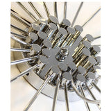 Modern Chrome Firework Galaxy Mini Chandelier with 10 LED Lights for Luxury Home Decor