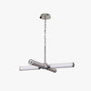 Modern Chrome LED Crown Chandelier with White Glass Globes and Integrated LED Lighting