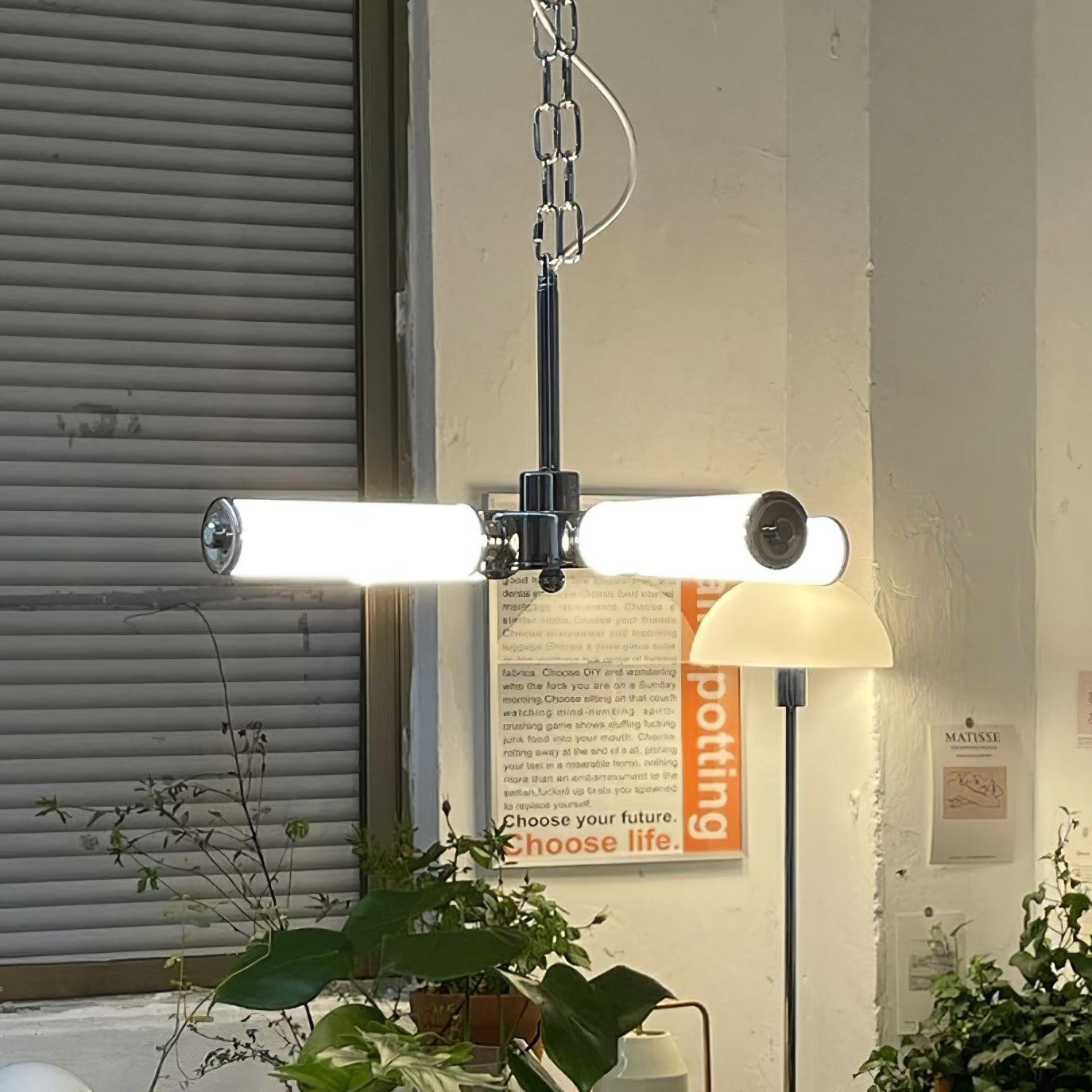 Modern Chrome LED Crown Chandelier with White Glass Globes and Integrated LED Lighting
