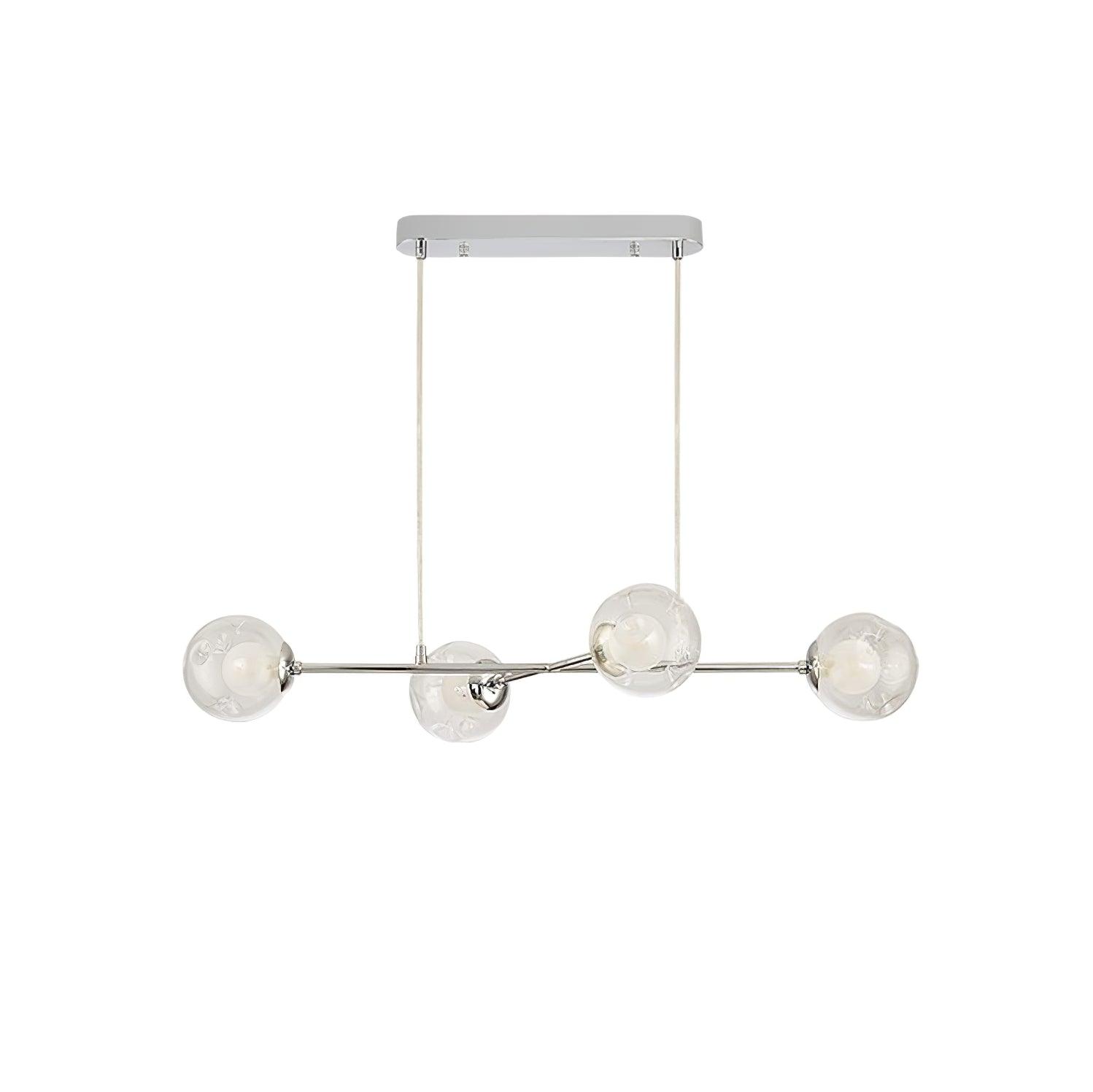 Modern Chrome Sputnik Pendant Light Chandelier with Mirror Glass Shades for Indoor Spaces