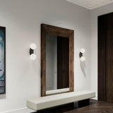 Modern Chrome Vine Wall Mounted Light with Glass Spheres Geometric Sconce for Interior Decor