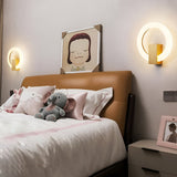 Modern Circular Dimmable LED Wall Sconce Elegant Acrylic Light Fixture for Living Room and Bedroom