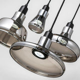 Modern Circular Glass Pendant Light Nordic LED Hanging Ceiling Fixture for Dining Room