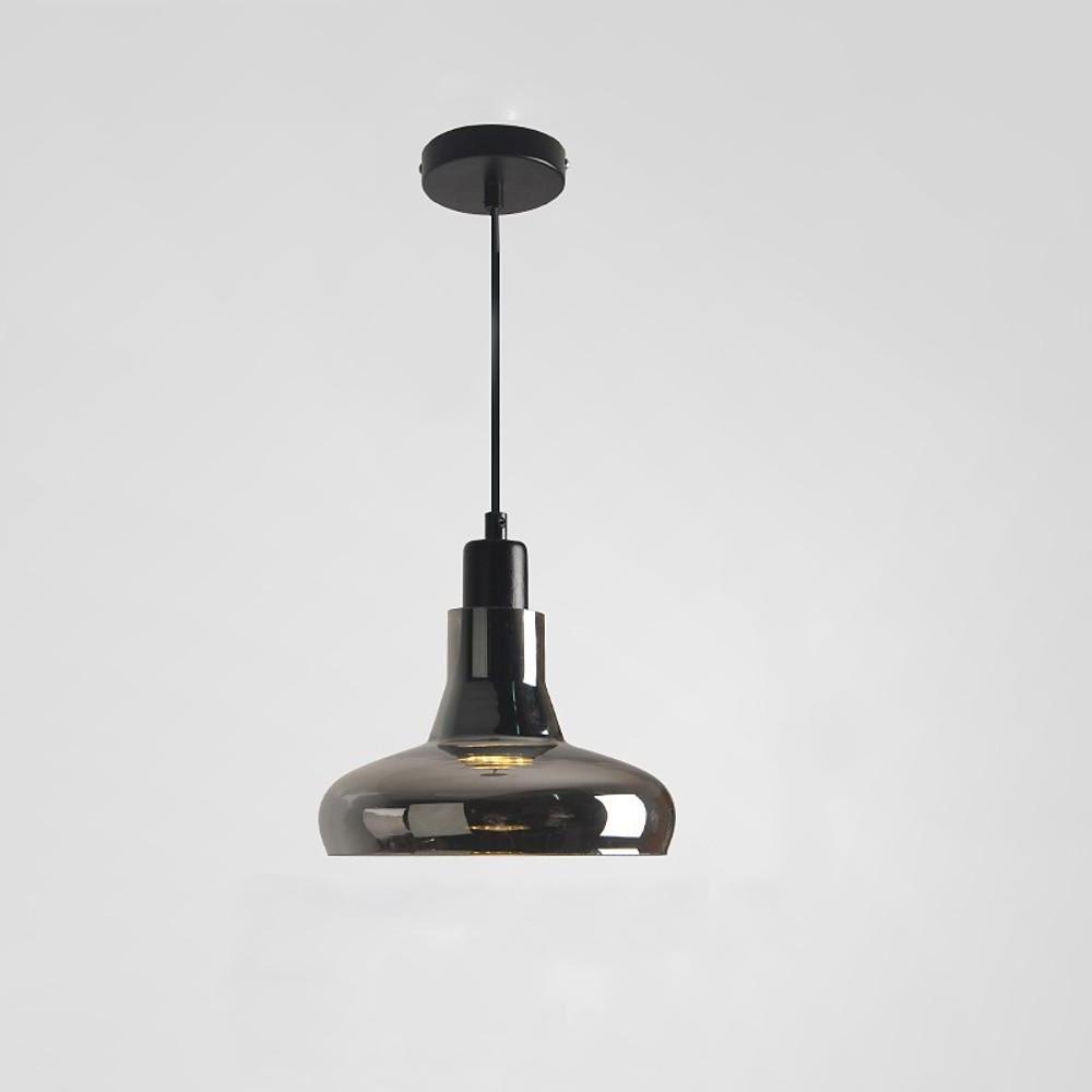Modern Circular Glass Pendant Light Nordic LED Hanging Ceiling Fixture for Dining Room