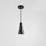 Modern Circular Glass Pendant Light Nordic LED Hanging Ceiling Fixture for Dining Room